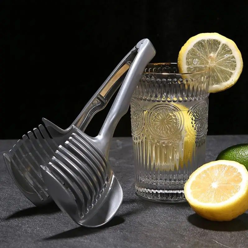 Stainless Steel Vegetable Fruit Tool Onion Cutter Holder