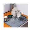 Space Saving Udry Rack and Microfiber Dish Drying Mat