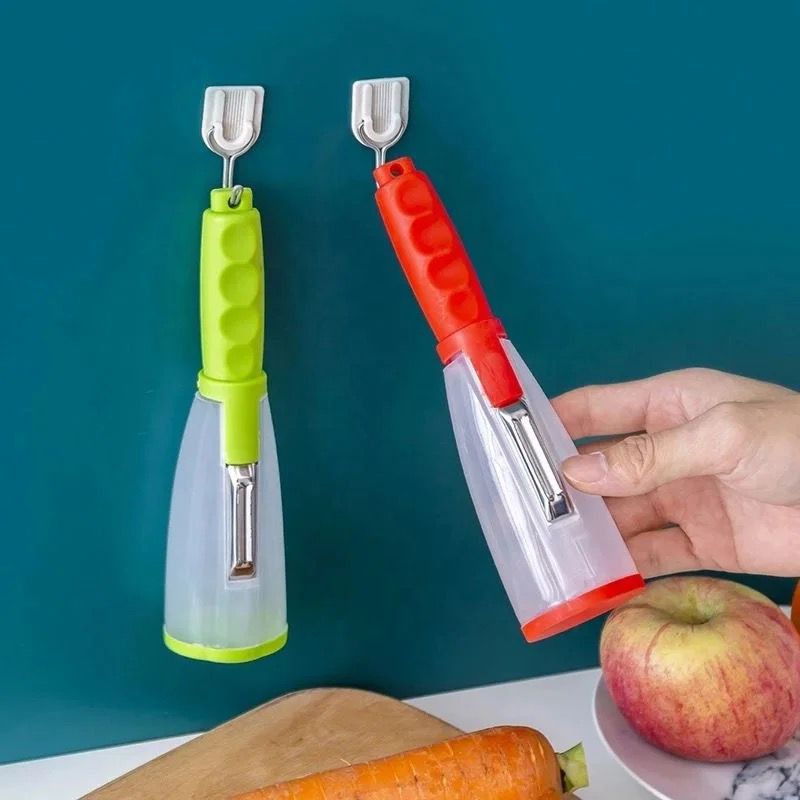 Fruits and Vegetables Peeler with Skin Storage Container - Trends and More