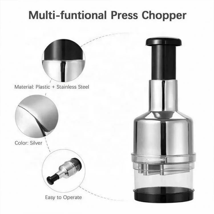 Grinder Onion Hand Chopper Stainless Steel - Trends and More