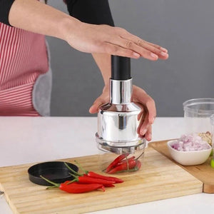 Grinder Onion Hand Chopper Stainless Steel - Trends and More