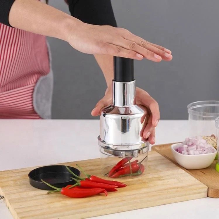 Grinder Onion Hand Chopper Stainless Steel - Trends and More