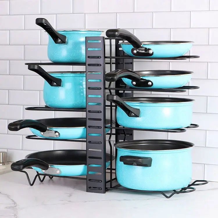 High Quality Metal Pot Rack Organizer. - Trends and More